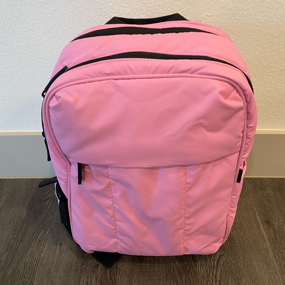 Calpak Luka Laptop Bag in Bubblegum